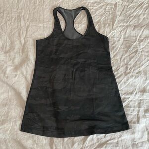 lululemon athletica Black Camo Tank Top
